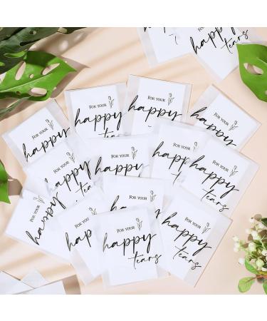 Happy Tears Wedding Tissue Packs - 3 Ply Travel Size Bulk Facial Tissues for Guests (30 Pack) - Buy Online on GoSupps.com