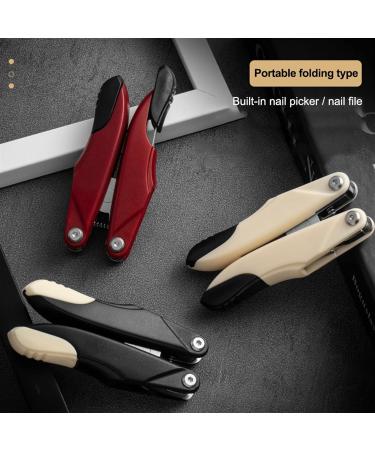 Nail Clipper for Thick Nails Nail Nipper Stainless Steel Beauty Pedicure Care Clipper Portable Travel DIY Trimming Clipping Salon Pocket Foot Plier Scissors (Color : C White) - Buy Online on GoSupps.com