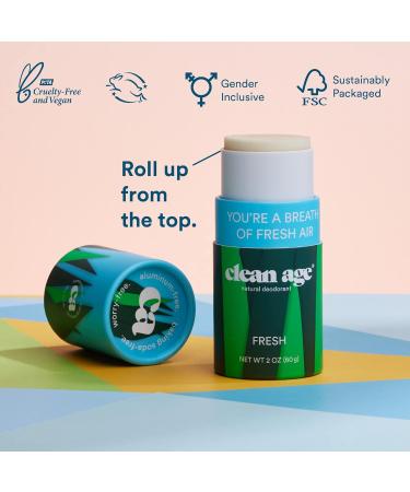 Fresh Natural Deodorant for Teens | Aluminum & Baking Soda Free | Eco-Friendly & Safe - Buy Online on GoSupps.com