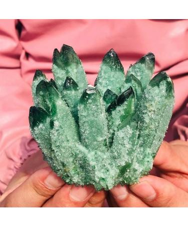 Natural Crystal Rough Green Ghost Phantom Quartz Specimens Gift (Size : 1000g) (Size : 1000g)