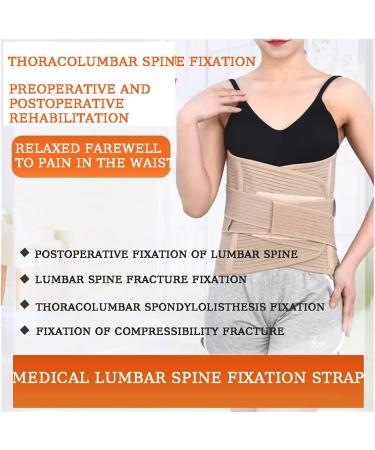XWSM Professional Lumbar Support Belt - Postoperative Recovery & Pain Relief for Men and Women XL Beige - Buy Online on GoSupps.com
