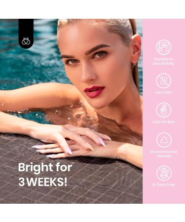 Beetles Mermaid Pearl Pink Gel Nail Polish - Soak Off 15ml DIY Manicure Salon Art | At-Home Gel Nail Design with Nail Lamp | 1pcs - Buy Online on GoSupps.com