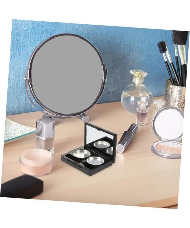 DOITOOL 12 Sets Double Box Eye Shadow Box Highlighter Refillable Tin Jar Empty Eye Shadow Case Travel Sample - Buy Online on GoSupps.com