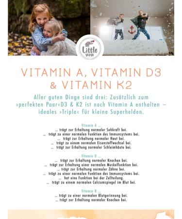 Little WoW Vegan Vitamin D3 K2 Spray for Kids | Immune Support | 180 Sprays - 500 IU D3 & 11.25 g K2 - Buy Online on GoSupps.com