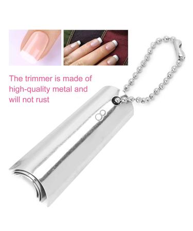 18Pcs French Manicure Nail Art Tips & Deep C-Shape Cutter Tool | DIY & Salon Use - Perfect for Men & Women - Buy Online on GoSupps.com