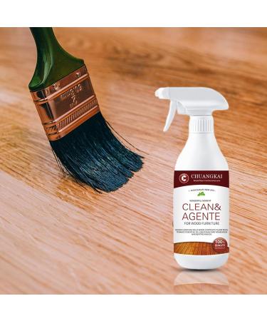 Wood Polish Spray - 16.9oz Liquid Floor Wax | Floor Liquid Cleaner Liquid Furniture Wax Cleaning And Maintenance Agent For Brightening Home - Buy Online on GoSupps.com