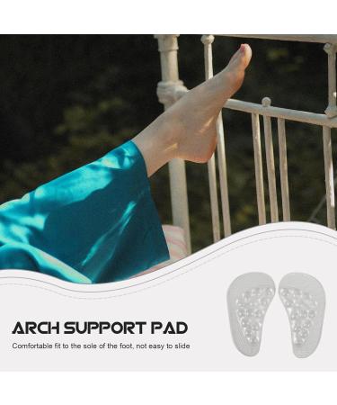 NOLITOY Metatarsal Felt Foot Pads - Cushions for Ball of Foot Sesamoiditis & Metatarsalgia Relief for Men & Women | Transparent Design Ideal for Comfort - Buy Online on GoSupps.com