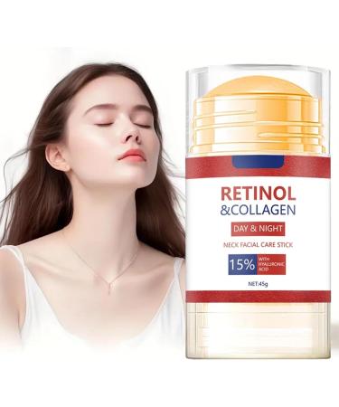Anti-Wrinkle Moisturizing Care Stick Retinol & Collagen Face & Neck Care Stick Anti-Aging Firming Cream for Neck and D collet Tighten And Hydrate Skin Day & Night Neck Tightening Cream - Buy Online on GoSupps.com