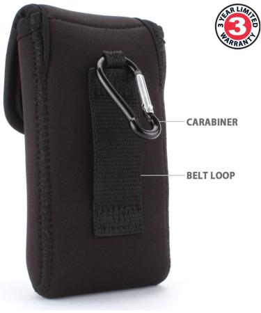 USA Gear CGM Device Belt Case - Carrying Pouch Holster with Carabiner Clip for Dexcom G6, G7, G5, Freestyle Libre 2 & More - Buy Online on GoSupps.com