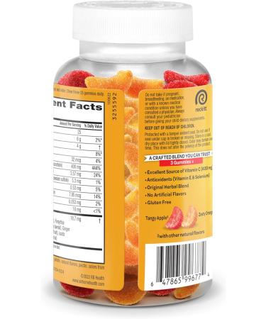 Airborne 400mg Vitamin C Gummies for Adults & Children Immune Essentials Daily Immune Support Supplement with Powerful Antioxidants Vitamins C & E Plus Selenium - 132 Gummies Orchard Fruit Flavor 132 Count (Pack of 1) - Buy Online on GoSupps.com