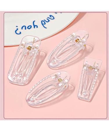 10 Pack Acrylic Hair Pins DIY Hair Accessories Hair Clamp Hair Barrette Clear Hair Grips Acrylic Material For Children DIY Hair Accessories - Buy Online on GoSupps.com