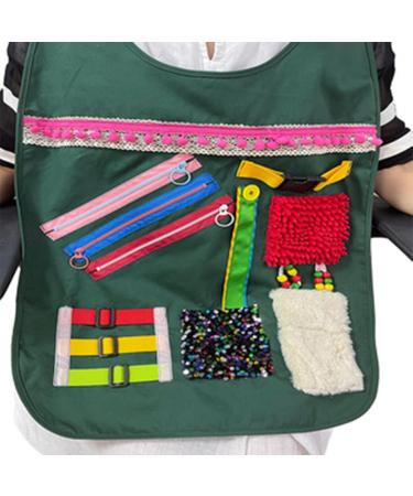 Fidget Apron For Elderly | Activities For Seniors | Flexible Thoughtful Elderly Brain Activity Apron Fidget Toy Develop Motor Skills - Buy Online on GoSupps.com