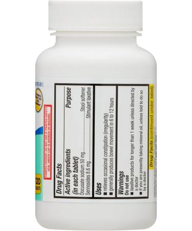 FUSION SHOP STORE Smart choices meaningful life! Laxative for Constipation- Stool Softener Plus Stimulant Tablets 120ct (Pack of 1) - Buy Online on GoSupps.com