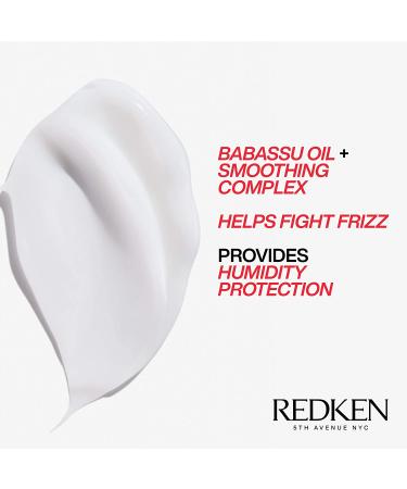 Redken Frizz Dismiss Rebel Tame Heat Protective Leave-In Cream 6.8 Fl. Oz - Sulfate Free Formula for Frizzy Hair | Protect Against Frizz - Buy Online on GoSupps.com