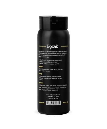 Buy Bozak Hypoallergenic Body Powder for Men - Talc-Free 4 oz | Sweat Absorbing Chafing Relief & Jock Itch Defense - Double Pack - Buy Online on GoSupps.com