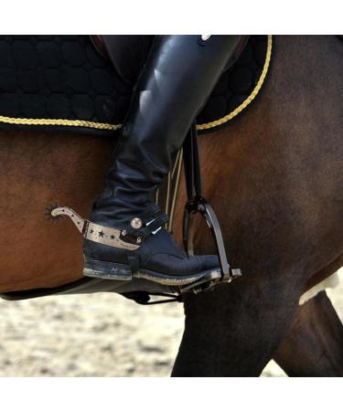 Frdhee West Cowboy Spores - Handcrafted Vintage Horse Gear (2 Pieces) - Rotatable Design for Riding Enthusiasts - Buy Online on GoSupps.com