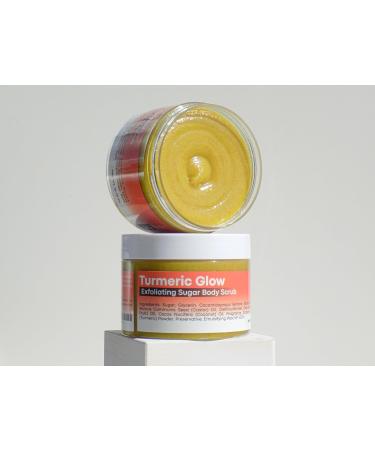 Joli Noir Turmeric Body Scrub | Exfoliating Sugar Scrub with Pure Cane Sugar & Pumice - Nourish & Revitalize Your Skin - Buy Online on GoSupps.com