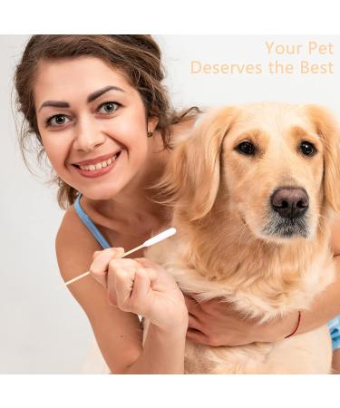 Heyu-Lotus 100 Pcs Cotton Dog Ear Swabs - 15cm Eco-Friendly Ear Cleaners for Dogs & Cats - Buy Online on GoSupps.com