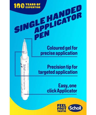 Scholl Verruca and Wart Complete Treatment Gel Pen - Single Pen - Buy Online on GoSupps.com