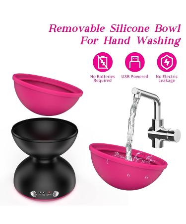 Mamgoak Electric Makeup Brush Cleaner & Dryer with Cleaning Solution - Portable & Automatic USB Cosmetic Tool for All Size Brushes - Buy Online on GoSupps.com