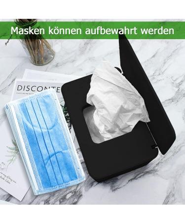 Buy Aohcae Wet Wipes Box - Moist Toilet Paper & Baby Wipes Storage - Black Cloth Organizer for Easy Access - Buy Online on GoSupps.com