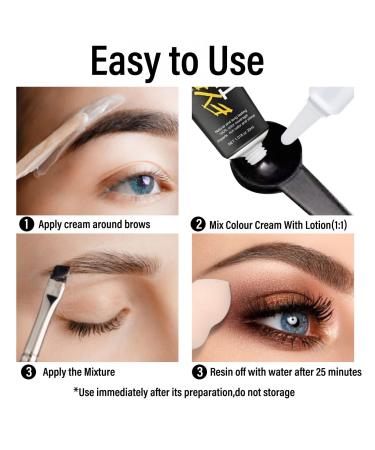 Light Brown Semi-Permanent Eyebrow Tint Kit | Long-Lasting Color for 4-6 Weeks - Buy Online on GoSupps.com