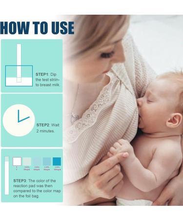 PEOSEVI Breast Milk Alcohol Test Strips - 25 Quick & Reliable Testing Strips | R nziser Alcohol Test for Safe Feeding - Buy Online on GoSupps.com