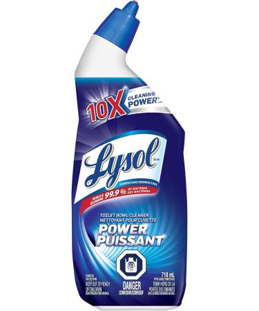 Lysol Toilet Bowl Cleaner Power For Cleaning and Disinfecting Stain Removal 10x cleaning actions 1420ml Pack of 2 (2 x 710ml) - Buy Online on GoSupps.com