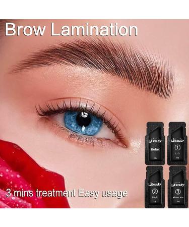 Libeauty Brow Lift & Lamination Kit - 3 Minute Eyebrow Perm for Fuller Brow Look and Curled Eyelashes | Home Perming Kit - Buy Online on GoSupps.com