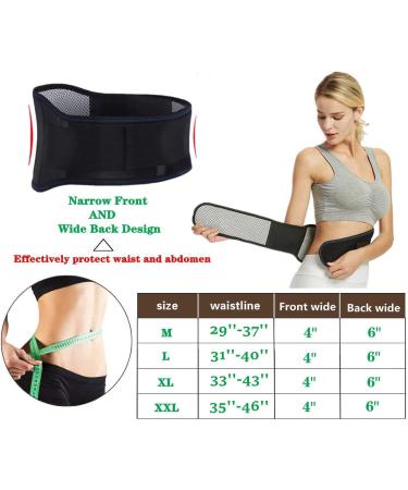 Self-Heating Magnetic Therapy Lumbar Support Belt for Men and Women - Medium Size | Gauss Magnets for Lower Back Pain Relief - Waist Strap Brace (1 Pack) - Buy Online on GoSupps.com