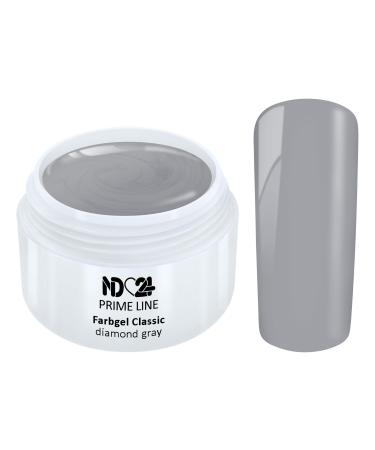 Prime Line - Color Uv Gel Led Color Gel Diamond Grey - Made in Germany - 5ml