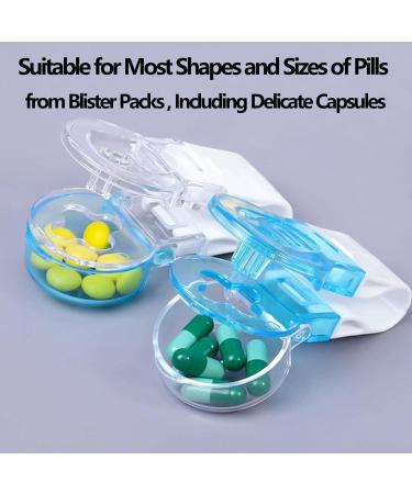 Portable Pill Taker Remover | Effortless Tablet Popper for Blister Packs | Quick & Easy Pill Extraction Tool - Transparent - Buy Online on GoSupps.com
