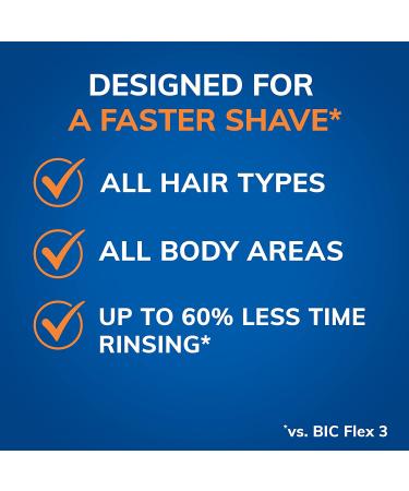 BIC EasyRinse Men's Disposable Razors - 4 Blades, 2 Count Pack for Smoother Shave with Less Irritation - Buy Online on GoSupps.com