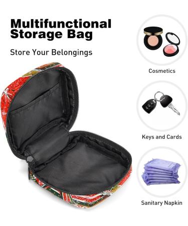 GIAPB Period Bag Sanitary Napkin Storage Pouch | Xmas Baubles Pattern | Color4210 - Buy Online on GoSupps.com