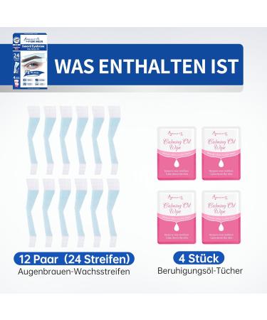  Beauty7 Beauty7 Pack of 24 cold wax strips for at-home hair removal for men for the receding hairline eyebrows sensitive skin - Buy Online on GoSupps.com