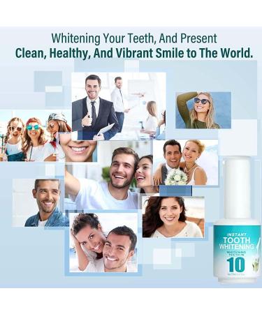 Tooth Paint - 15ml Instant Teeth Whitening Gel | 3Pcs Color Correcting Tooth Stain Remover - Buy Online on GoSupps.com