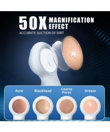 ALLBIZ Newest Blackhead Remover Pore Vacuum Upgraded Pore Cleaner with Visible Magnifying Glass Comedone Whitehead Remover Tool Set 3 Modes 6 Probes - Buy Online on GoSupps.com