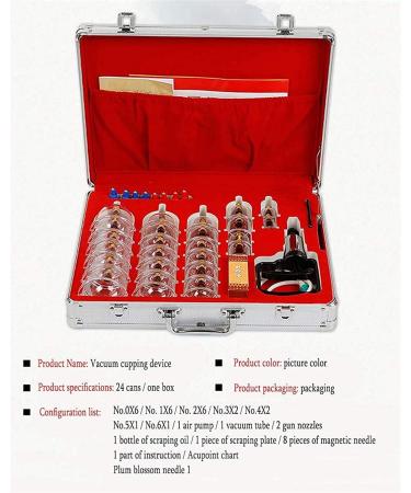 LIANGJUANG cupping set silicone cupping therapy set lure cupping therapy sets wood therapy massage tools kit Relieve Low Back Pain Blood Circulation Beautiful Packaging Non-Glass Chinese Health Vacuum - Buy Online on GoSupps.com