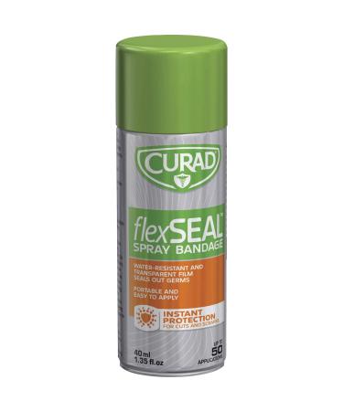Curad FlexSeal Spray Bandage Green, 1.35 Fl Oz
