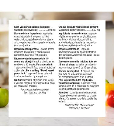 Webber Naturals Grape Seed 100 mg Extra Strength 90 Capsules Antioxidant Support Vegan & Quercetin 500 mg 60 Capsules Antioxidant Support Vegan Seed + Quercetin 500 mg - Buy Online on GoSupps.com