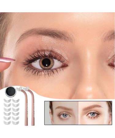 Lower Eyelash Stamp - Easily Apply Stamp for Natural Lower Eyelashes | Eye Lashes Beauty Products for Party Traveling Home Working Dating Gathering Hamil Pink Left and Right Handles + 6 Pairs of Replaceme - Buy Online on GoSupps.com