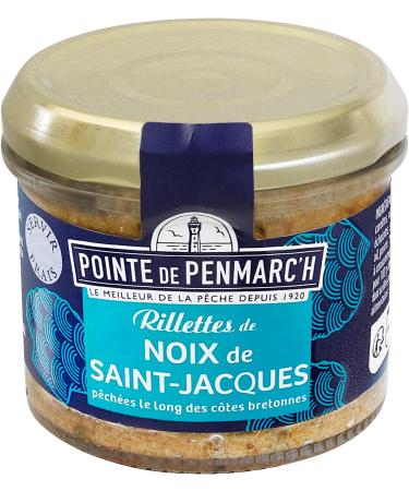 Rillettes of scallops Pointe de Penmarc'h the set of 4 verrines of 100g - Delivery in 2 to 3 working days from Brittany - Buy Online on GoSupps.com