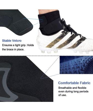 Beister 1 Pair Breathable Neoprene Ankle Support Compression Brace for Men and Women - Elastic Sprain Foot Sleeve for Sports, Arthritis, Plantar Fasciitis - Black Large (Pack of 2) - Buy Online on GoSupps.com