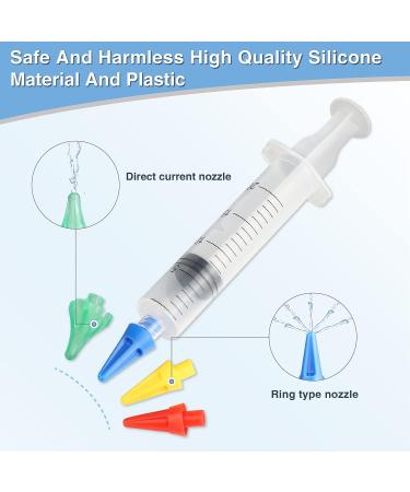TopQuaFocus Ear Wax Removal Kit - Silicone Nozzle Irrigation Flusher Tool - Buy Online on GoSupps.com