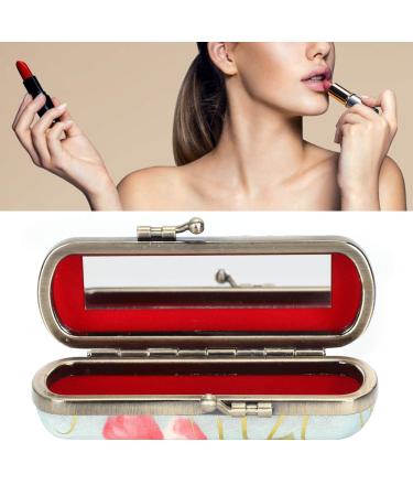 Portable Lipstick Holder with Mirror | Mini Lipstick Case for Women | Stylish Lip Gloss Etui | Lipstiftetui for Travel - Buy Online on GoSupps.com