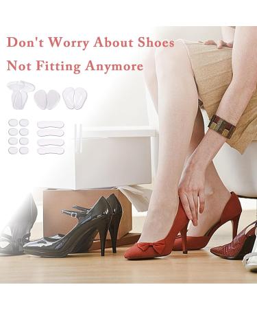 20 Pieces High Heel Protection Pads | Silicone Anti-Slip Cushions for Women & Men | Friction Bubble Prevention - Buy Online on GoSupps.com