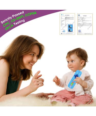 Teething Toys for Babies 2 Pack Baby Teething Toys Baby Toys 3-6 Months 6-12 Months Mobile Phone & Remote Control Teether for Baby Toddler Infant Baby Boy Girl Teether Chew Toys - Buy Online on GoSupps.com