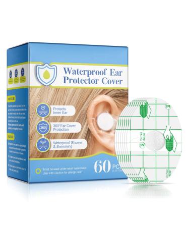 60 Sheets Baby Waterproof Ear Stickers Ear Covers Waterproof Baby Shower Swimming Ear Stickers Disposable Ultra Thin Polyethylene Multifunctional Adhesive Ear Patch - Buy Online on GoSupps.com