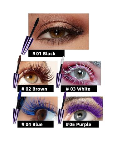 5D White Waterproof Mascara - Volumizing & Curling Extension for Christmas Halloween & Parties - Buy Online on GoSupps.com
