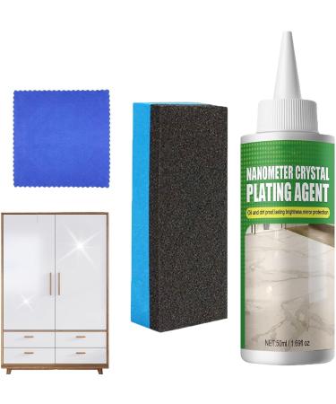 Stone Nanocrystal Coating Marble Nano Crystal-Plating Agent Easy to Use Ceramic Tile Polish Quartz Countertop Cleaner Plating Agent for Kitchen Everyday Cleaning Cle-ca - Buy Online on GoSupps.com